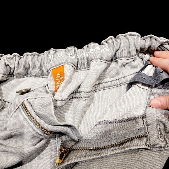 2/$20 The Children Place grey skinny grey jeans - Picture 3 of 4